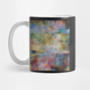 Trippy Glitched Retro Dot Pattern Mug